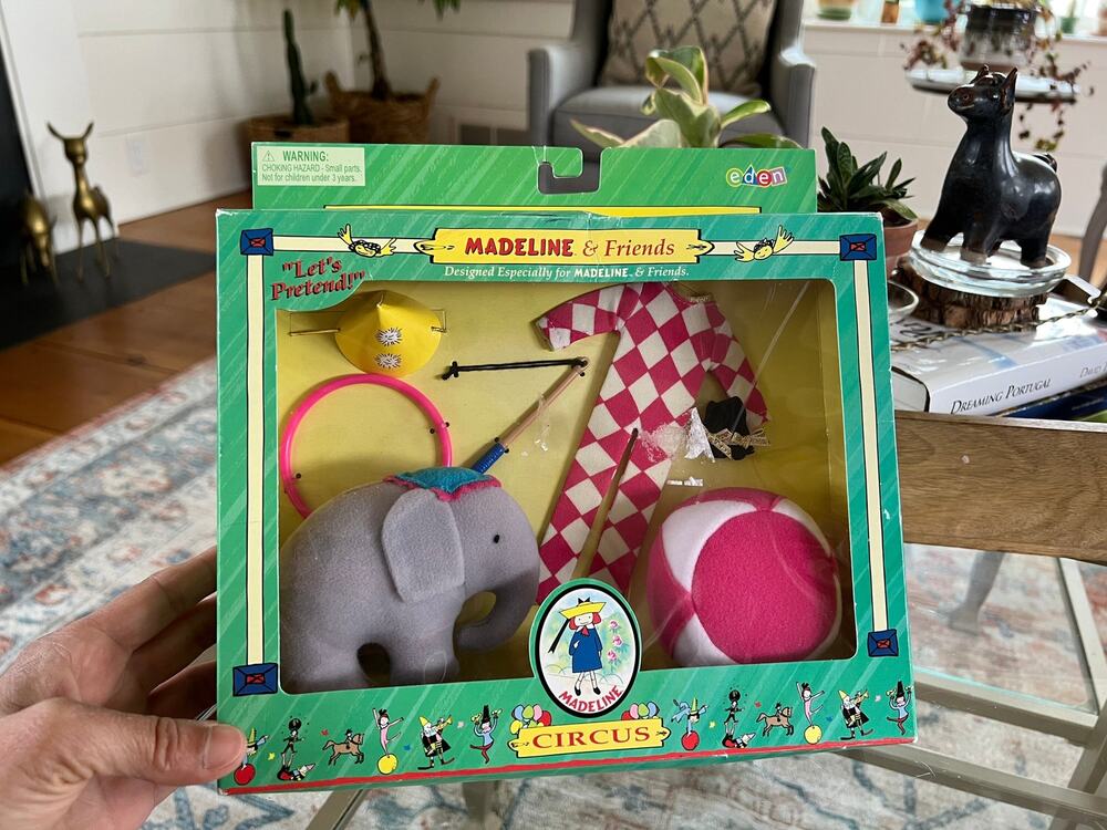 Vintage Madeline & Friends Circus Play Set Eden Toys Style 33428 In Box